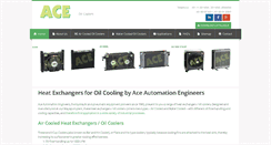 Desktop Screenshot of aircooledoilcoolers.com
